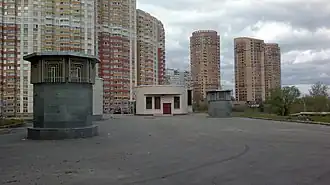 Entrée technique pour accès à la station.