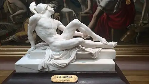 Jean-Baptiste Giraud, Achille mourant, 1789.
