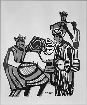 Godfrey A. Okiki, Dance to the Talking Drum, 1963.