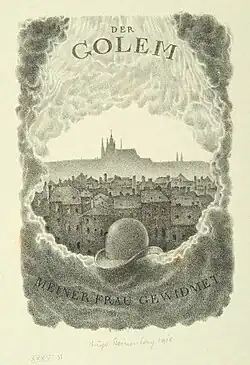 Der Golem, frontispice.