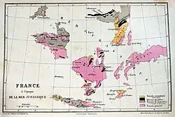 Le pays blésois inondé par la mer Jurassique (Mésozoïque).