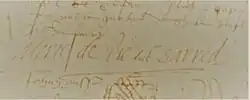 signature de Méry de Vic