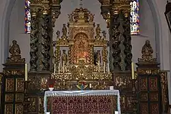 Photographie du petit retable.