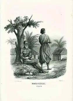 Fakir à Pondichéry, v. 1870