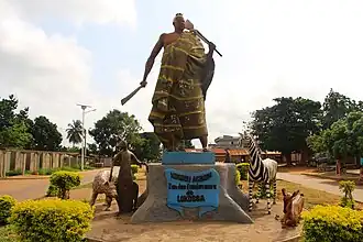 Statue de Kossou Agbon, fondateur de Lokossa