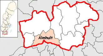 Localisation de Älmhult