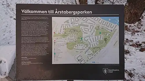 Carte d'Årtstabergsparken.