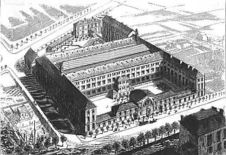 L’École Monge vers 1880.