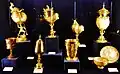 Ensemble de pièces d’orfèvrerie du musée.