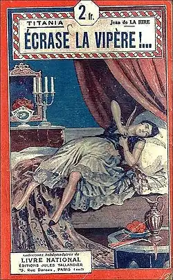 Couverture du roman Écrase la vipère !.