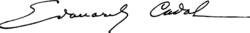 signature d'Édouard Cadol