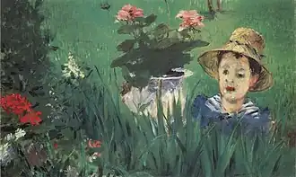 Le Petit Jacques Hoschedé au jardin1878