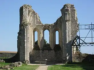Vestiges du chœur.