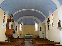 La nef de l'église.