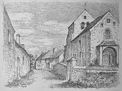 Sur une gravure ancienne,