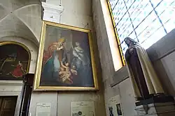 Saint Nicolas et sainte Agnès (XVIIIe&nbsp;siècle).