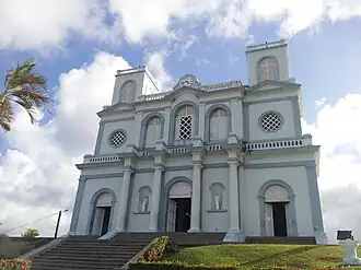Façade de l'église.