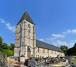 L'église Notre-Dame. Vue sud-ouest.