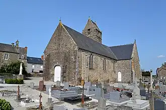 L'église Notre-Dame. Vue sud-ouest.