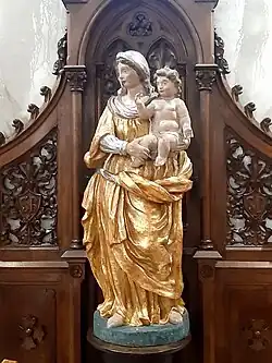 Statue de la Grande Vierge à l'Enfant.