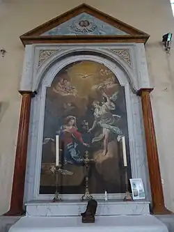 Tableau de l'Annonciation.