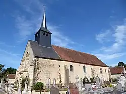 L'église Saint-Aignan de Crucey.
