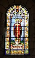 Vitrail représentant saint Arnould.