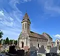 L'église Saint-Aubin.