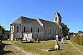L'église Saint-Aubin. Vue nord-est.