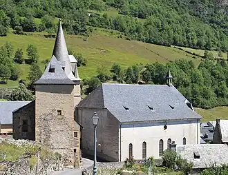 Église Saint-Blaise-et-Saint-Martin d'Ancizan.