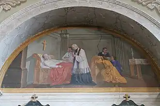 Sacrement des morts ou extrême onction.