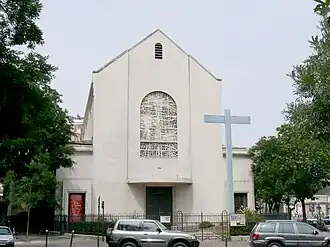 L'église Saint-Gabriel située dans le 20e arrondissement de Paris.