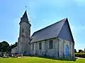 L'église Saint-Germain. Vue nord-ouest.