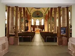 Le chœur de l'église.