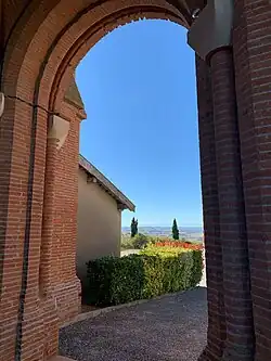Vue sur les Pyrénées au sud