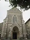 Façade de l'église.