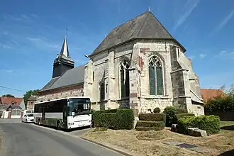 L'église Saint-Laurent.
