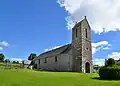 L'église Saint-Laurent. Vue nord-ouest.