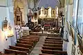 Intérieur de l'église Saint-Laurent.