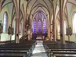 Intérieur de l'église Saint-Mansuy.