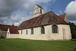 L'église Saint-Martin de Bleury.