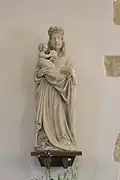 Vierge à l'enfant dans l'église Sainte-Marie.