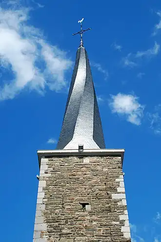 clocher de l'église Saint-Michel de Jalhay
