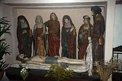 Mise au tombeau de l'école Rhénane (XVe&nbsp;siècle MH).