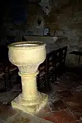 Fonts baptismaux (XIe).