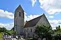 L'église. Vue nord-ouest.