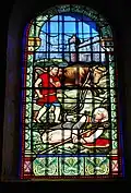 Vitrail du bas-côté sud