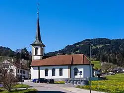 L'église Saint-Théodule.