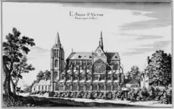 gravure : église de Saint Victor