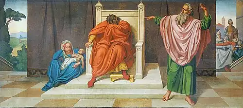 IX. Nathan juge David convoitant Bethsabée